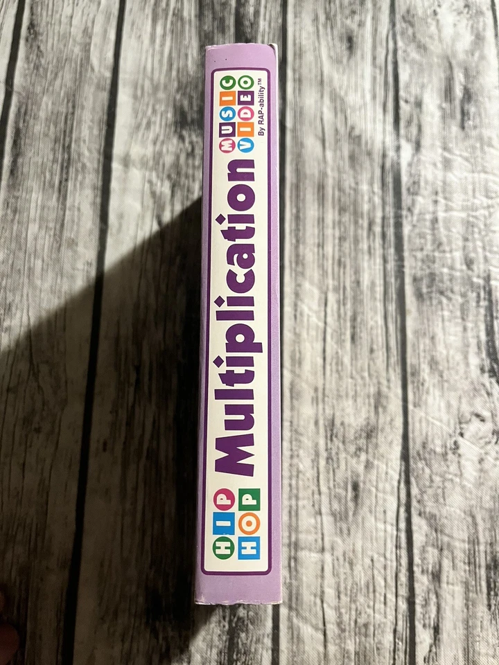 Hip Hop Multiplication Music Video Learn Math By  VHS RARE W/ Lyrics Tested - Image 4 of 4
