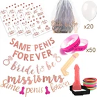 Hen Party Decorations Bride to Be Accessories Full Kit Hen Night Novelty Games