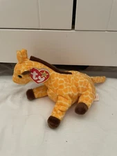 TY beanie babies - giraffe with pvc pellets