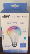 Feit Electric Smart Wifi Bulb 60W LED A19 Color Changing Light Bulb