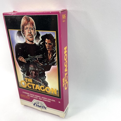 The Octagon Chuck Norris VHS Movie Tape Media Home 1983 - Foto 3 di 11