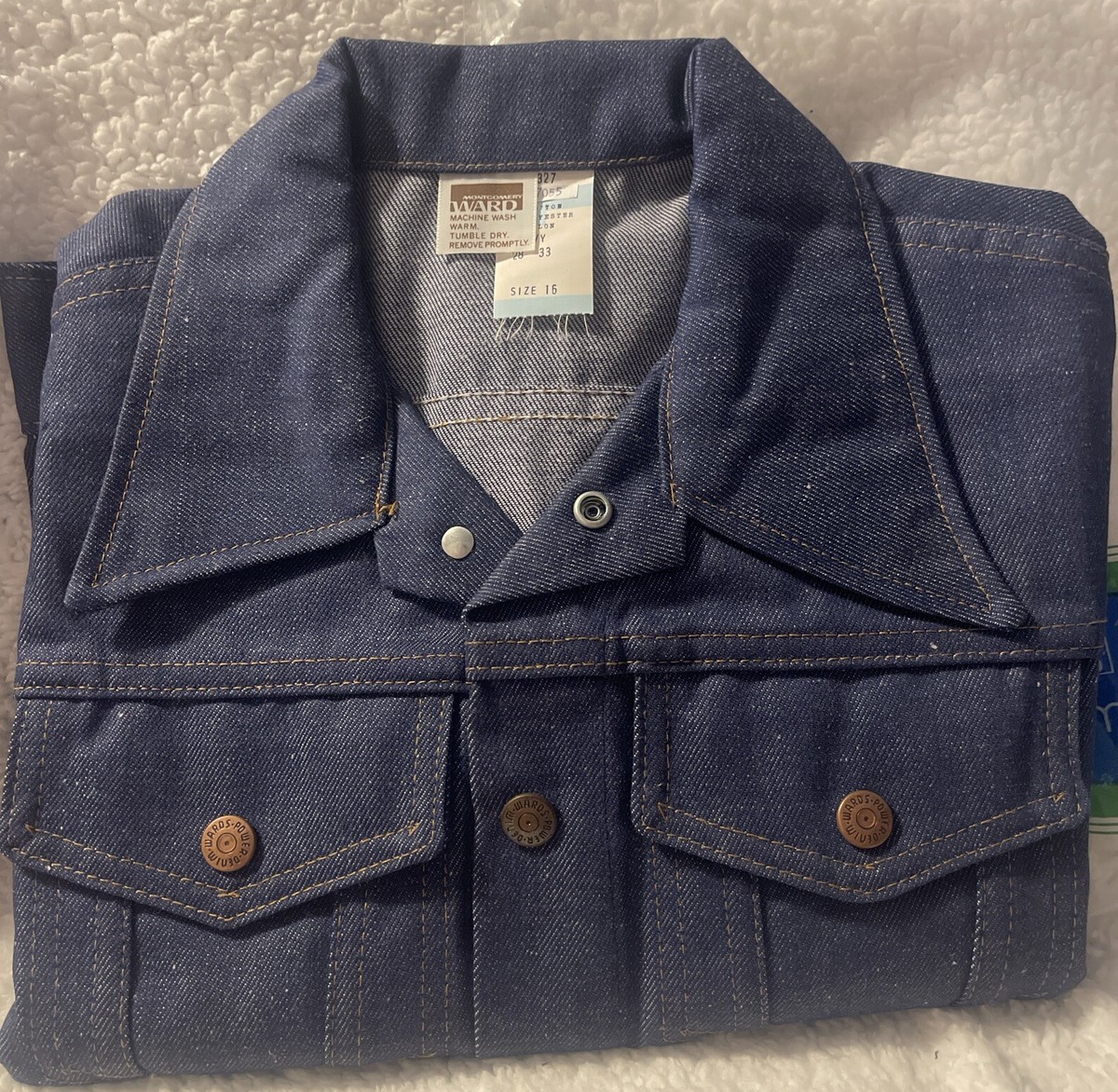 ジャケット・アウター 70s MONTGOMERY WARD Chambray Jacket s-l1200.jpg