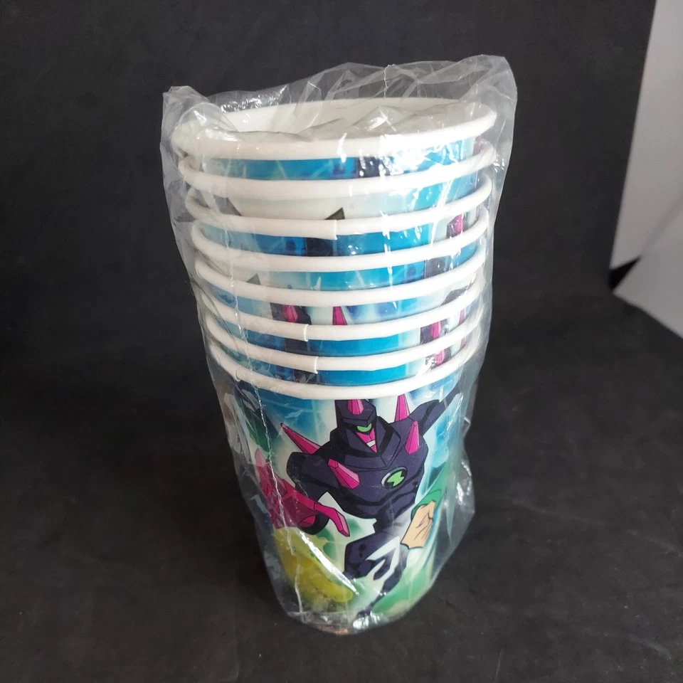 Ben 10 Alien Force день рождения вечеринки чашки новый нераспечатанный пакет - Изображение 3 из 3