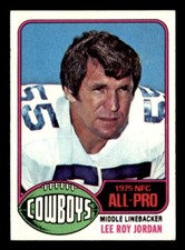 1976 Topps Football #490 Lee Roy Jordan (All Pro) EX *d2