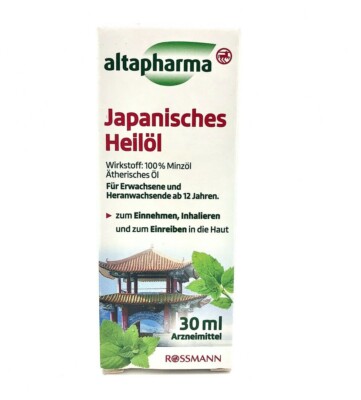   Altapharma Japanisches Heilöl, Minzöl, je 30ml  