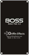 BOSS Compact Pedal Back Bottom Plate mounting to pedalboard Not Plastic! Metal!