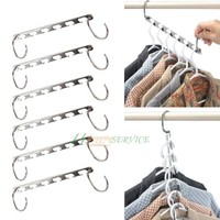 Convenient 6 X Wonder Magic Clothes Closet Hangers Clothing Organizer Durable on sale Convenient 6 X Wonder Magic Clothes Closet Hangers Clothing Organizer Durable on sale