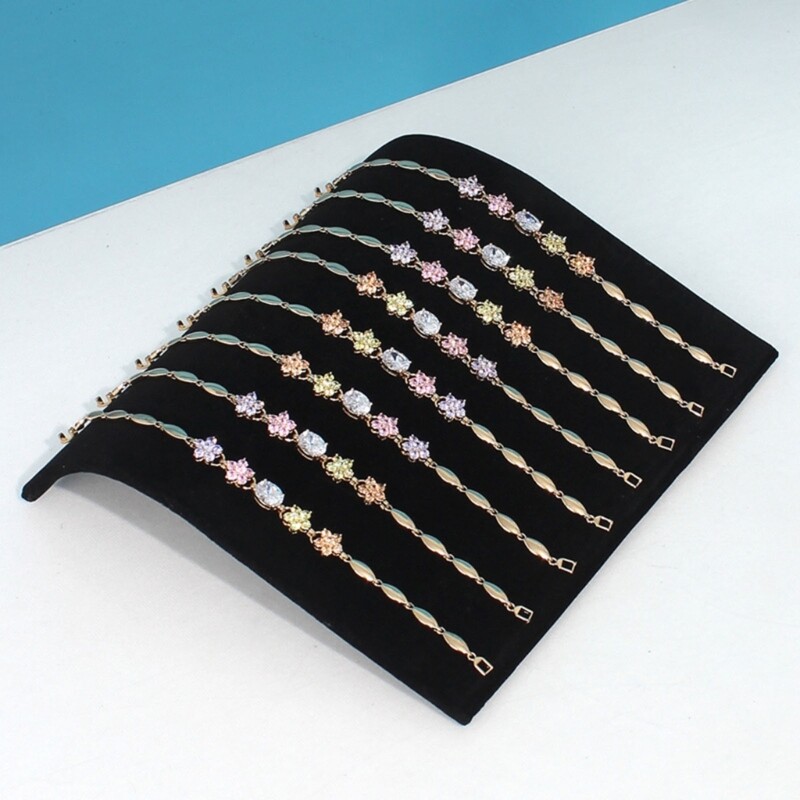 Bracelet Display Case Wedding Jewelry Storage Holder Trinket Tray Gift Idea-image