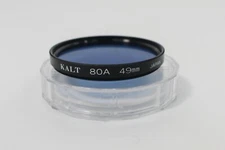 Kalt 80A 49mm Blue Lens Filter Made In USA
