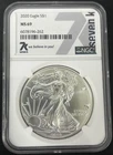 2020 American Silver Eagle Dollar NGC MS69 7K  LOC7