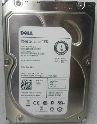 Dell Constellation Es 1TB 7.2K 6G SAS 3.5 " HDD ST1000NM0001 740YX W/F238F Caddy - Foto 12