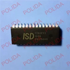 1PCS  Voice Record IC NUVOTON(ISD) DIP-28 ISD1760PYI 1760PYI