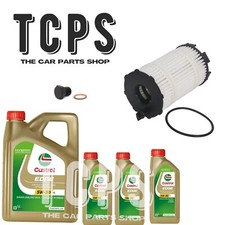 FOR AUDI RS3 TFSI SPORT 2.5 GENUINE SERVICE KIT 8L CASTROL LL GENUINE OIL FILTER