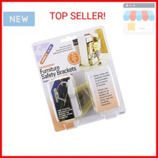 Mommy's Helper - Tip Resistant Furniture Safety Brackets, 2 Pack 
