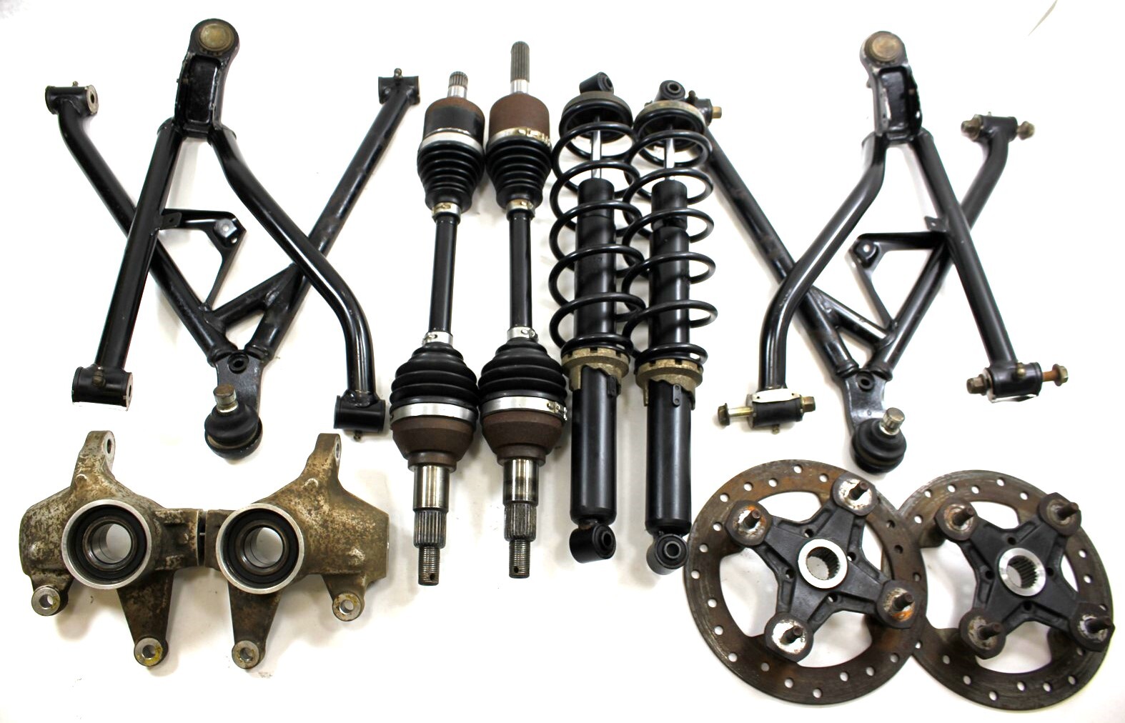 2020 Can Am Outlander 450 DPS Front A Arms with Shocks CV Shafts