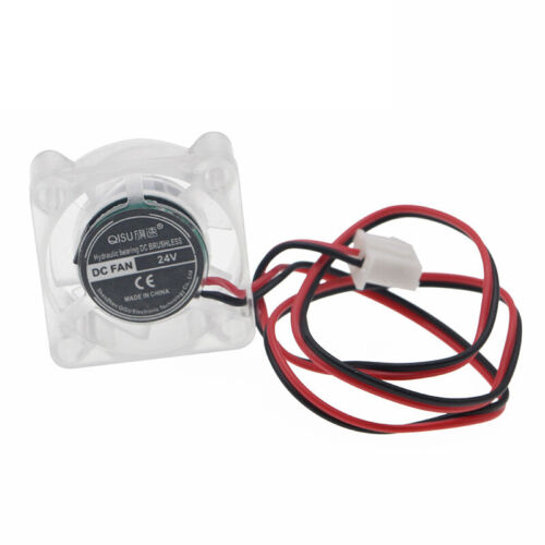 2510 DC Cooling Fan Mini Silent Brushless Fans Transparent LED Light 5V 12V 24V - Picture 2 of 6