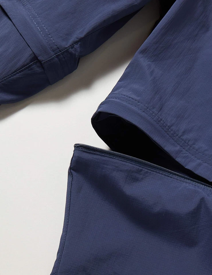 Pantalones de senderismo Columbia Girl Wanderable Silver Ridge IV, azul, talla XXS / 104 Foto 4 de 4