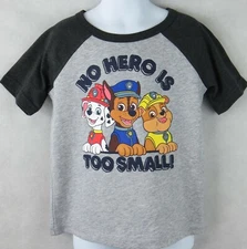 Paw Patrol Toddler Boys T-Shirt Officially Licensed Jumping Beans No Hero 