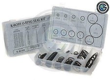 K-BOSS SEAL O-RING KIT BLACK VITON 90 DUROMETER 11 SIZES, 241 PIECES