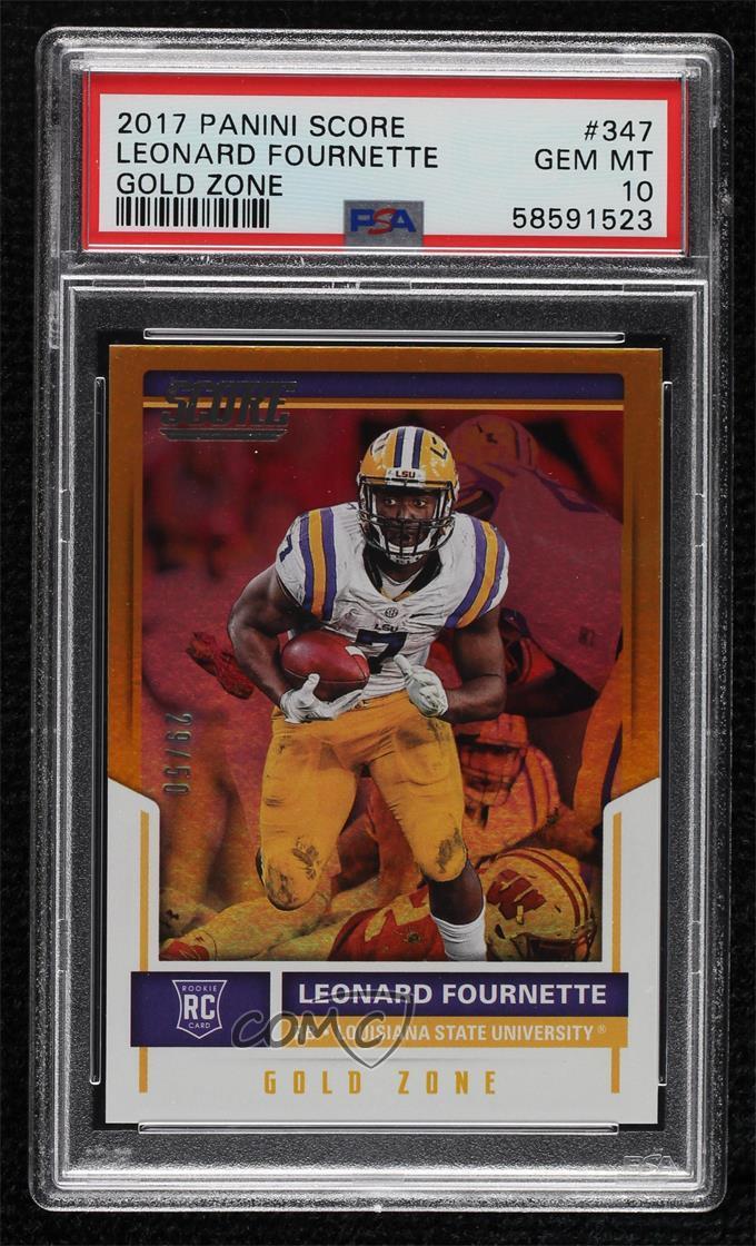 Leonard Fournette Panini Score #347 Gold Zone