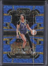 2024 Panini Select WNBA #58 Rickea Jackson Light Blue Disco Prizms #/125