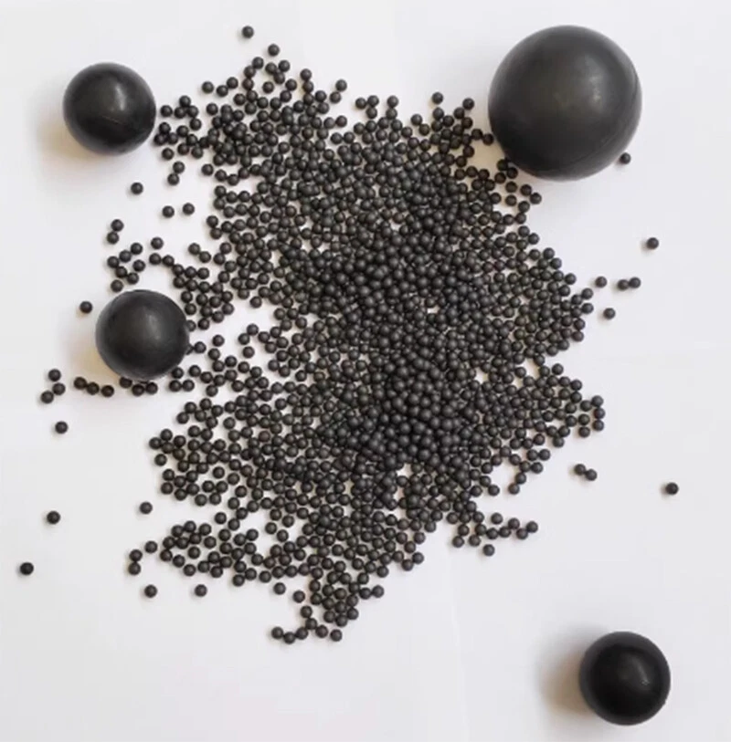 Schwarze runde Vollgummiball Hüpfbälle Trainingsball Durchmesser 2 mm - 75 mm - Bild 3 von 4
