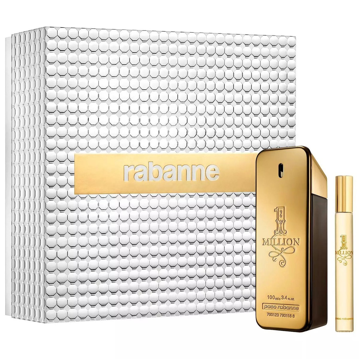 パコラバンヌ ワンミリオン ギフトセット２点 1 MILLION PACO RABANNE 1 MILLION 2 PC GIFT SET FOR MEN - 3.4OZ EDT + 0.67