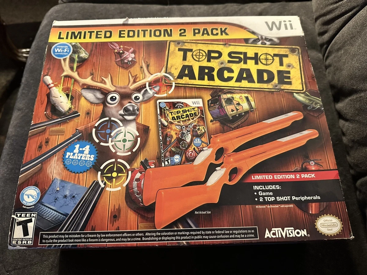 Top Shot Arcade Limited Edition 2 Pack Nintendo Wii 2011