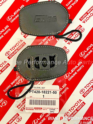Toyota 2022-2025 GR 86 Black Leather Key Glove Cover Genuine PT420