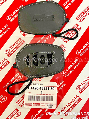 Toyota 2022-2025 GR 86 Black Leather Key Glove Cover Genuine PT420