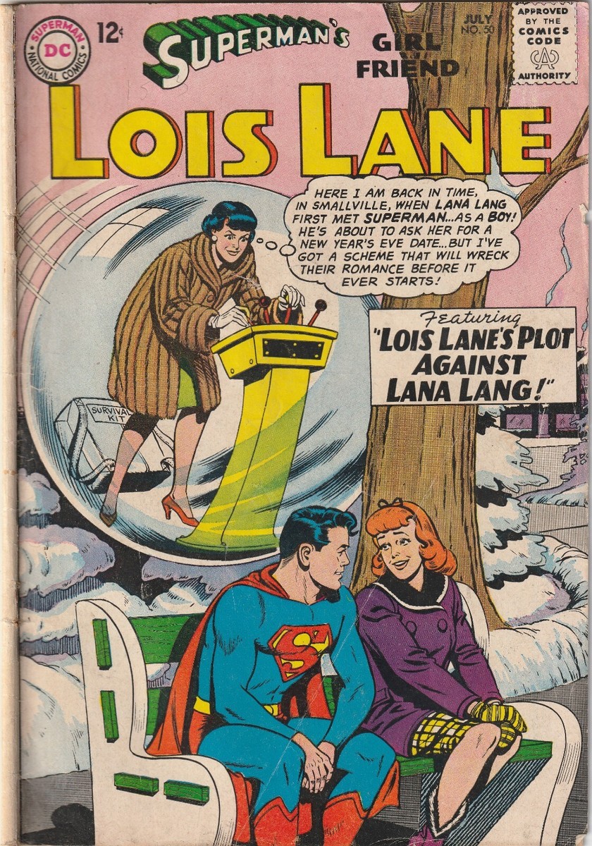 Superman's Girl Friend Lois Lane #50 - 1964 DC Comics - Lana Lang