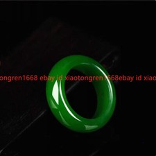 Jade Ring Green Real Natural Genuine Women Mens Men Chinese Reiki Healing