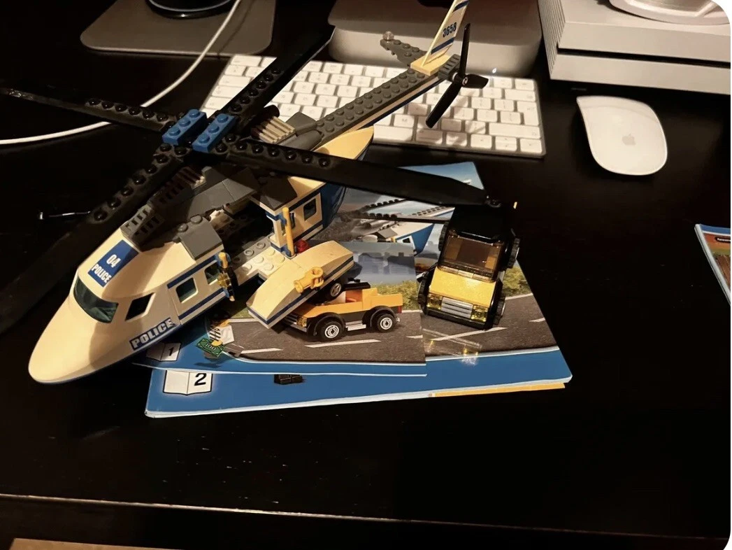 Lego police cheap helicopter 3658