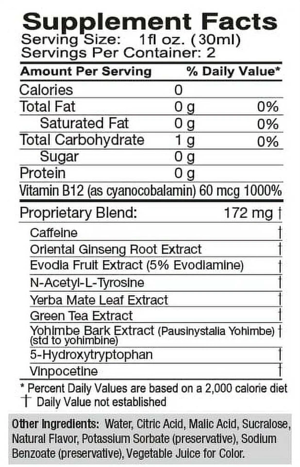 Minimalista, Tweaker Energy Shot, manzana agria, fuerza extra, 2 fl oz, 12 unidades Foto 2 de 4