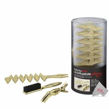 BaByliss PRO Barberology Choose 1 - Gold Styling Comb, Fade Brush, Hair Clip.