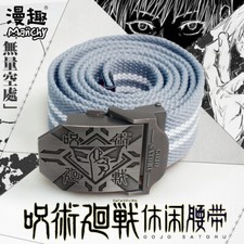 Jujutsu Kaisen Gojo Satoru Anime Unisex Casual Bales Catch Student Belt Gift