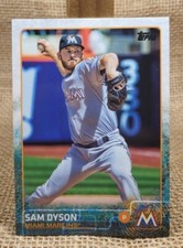 2015 Topps Update Series Sam Dyson Baseball Card US40 Marlins A3