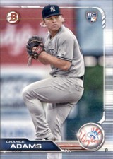 2019 BOWMAN NEW YORK YANKEES - RC CHANCE ADAMS #69