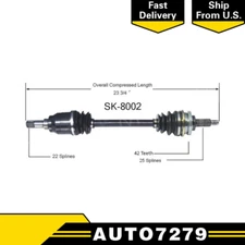 For 1995 1999 2000 Suzuki Esteem 1.6L Automatic Front Left CV Axle CV Joint