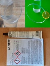 8mm Rohr Deckel Acrylglas Rund PLEXIGLAS Boden Kleber KLAR Zuschnitt FL25+