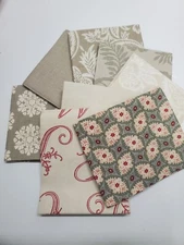 French General Fabric Madame Rouge Moda Reproduction Quilt 8 FAT QUARTER BUNDLE 