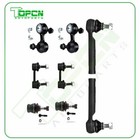 8pcs For 2003-2007 08 Subaru Forester Front Rear Sway Bars Tie Rods Ball Joints