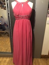 Women Halterneck Formal Dress  Evening Party Dresses Pink