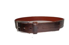 Belts Size 36 Brown 1.4" Stitched Full Grain Leather Made In USA