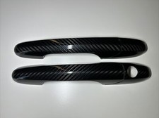 Coppia Cover Maniglie Portiere in VERO CARBONIO  Fiat 500 Abarth 595 - 695