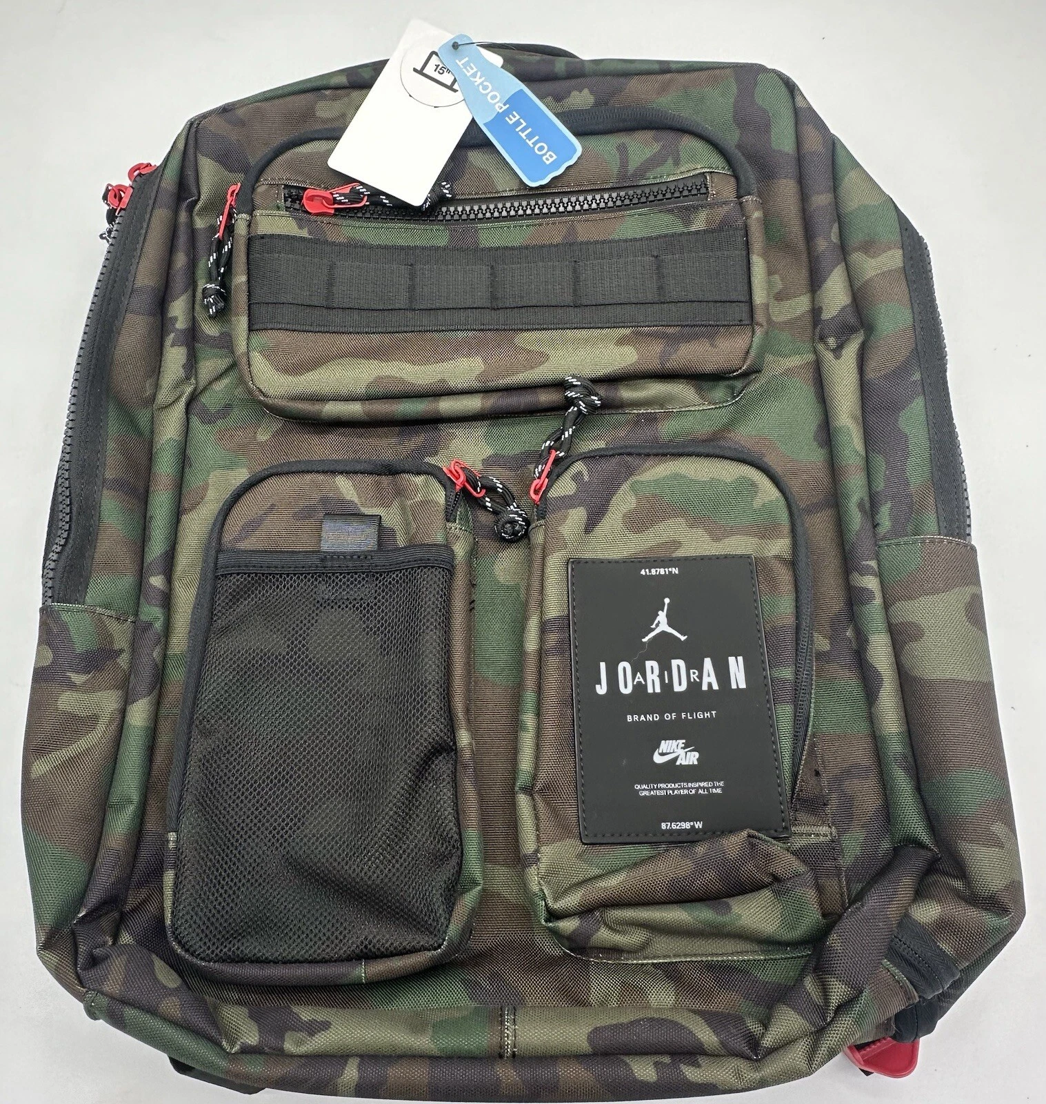 Nike HESI Backpack 22L Camo Green MA0838-650 Limited Release Brand New!