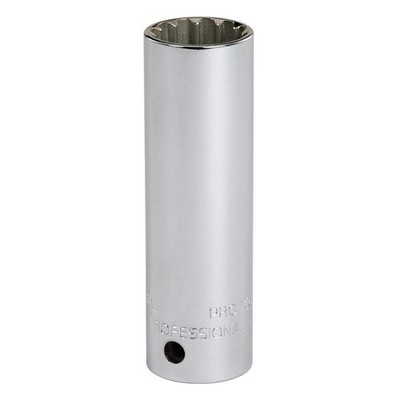 PROTO J4708DPL Socket, Steel, Chrome, 1/4 in 19C450