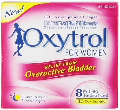 Oxytrol For Women Overactive Bladder Patch Transdermal 8 Count Women Bladder