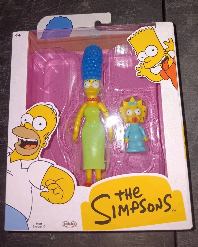 *ENVÍO GRATUITO* SET FAMILIAR SIMPSONS 5" Bart Marge Maggie Homer Lisa Jakks Pacific Foto 2 de 4
