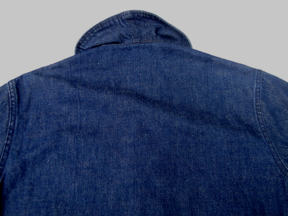 ジャケット・アウター 40s US Navy Shawl Collar Denim Jacket 40s U.S. NAVY Shawl Collar Dungaree Denim Jacket • NAVY Button